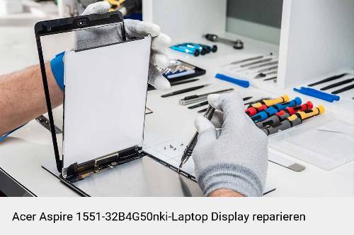 Acer Aspire 1551-32B4G50nki Notebook Display Bildschirm Reparatur
