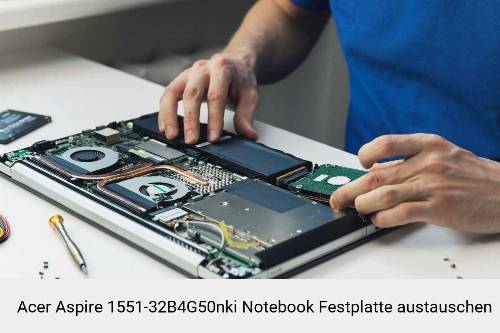 Acer Aspire 1551-32B4G50nki Laptop SSD/Festplatten Reparatur