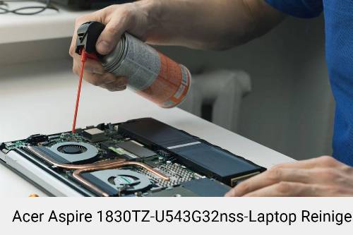Acer Aspire 1830TZ-U543G32nss Laptop Innenreinigung Tastatur Lüfter