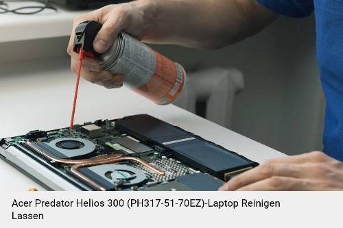 Acer Predator Helios 300 (PH317-51-70EZ) Laptop Innenreinigung Tastatur Lüfter