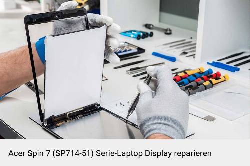 Acer Spin 7 (SP714-51) Serie Notebook Display Bildschirm Reparatur