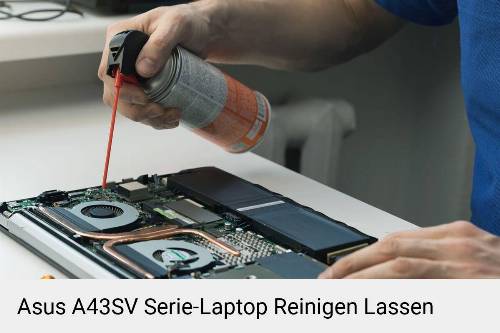 Asus A43SV Serie Laptop Innenreinigung Tastatur Lüfter