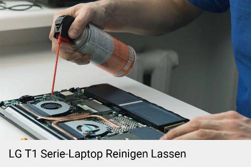 LG T1 Serie Laptop Innenreinigung Tastatur Lüfter