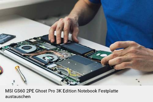 MSI GS60 2PE Ghost Pro 3K Edition Laptop SSD/Festplatten Reparatur