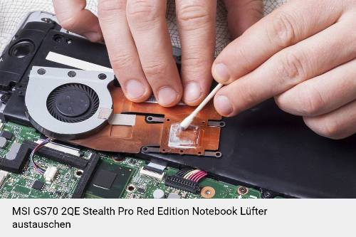 MSI GS70 2QE Stealth Pro Red Edition Lüfter Laptop Deckel Reparatur