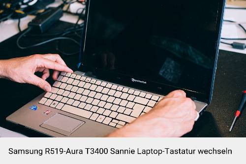 Samsung R519-Aura T3400 Sannie Laptop Tastatur-Reparatur