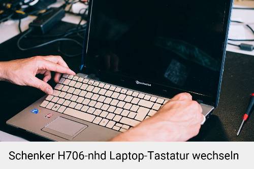 Schenker H706-nhd Laptop Tastatur-Reparatur