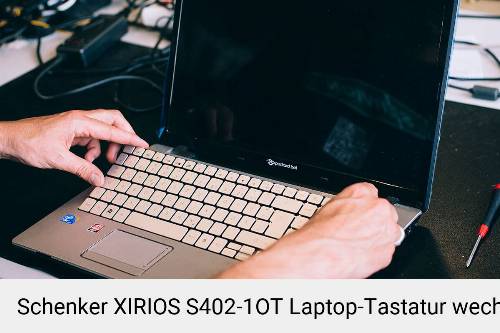Schenker XIRIOS S402-1OT Laptop Tastatur-Reparatur