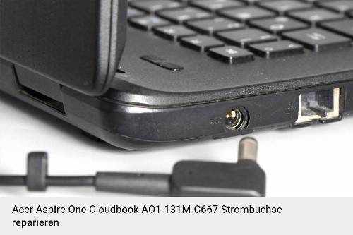Netzteilbuchse Acer Aspire One Cloudbook AO1-131M-C667 Notebook-Reparatur