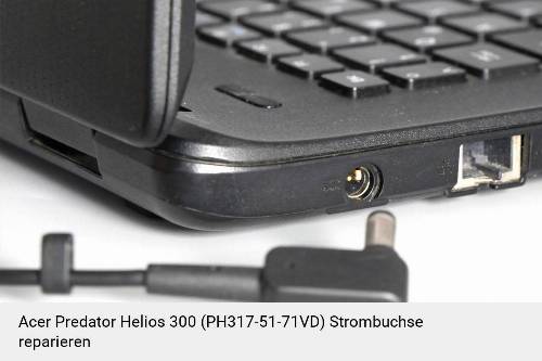 Netzteilbuchse Acer Predator Helios 300 (PH317-51-71VD) Notebook-Reparatur