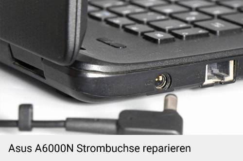 Netzteilbuchse Asus A6000N Notebook-Reparatur