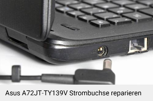 Netzteilbuchse Asus A72JT-TY139V Notebook-Reparatur