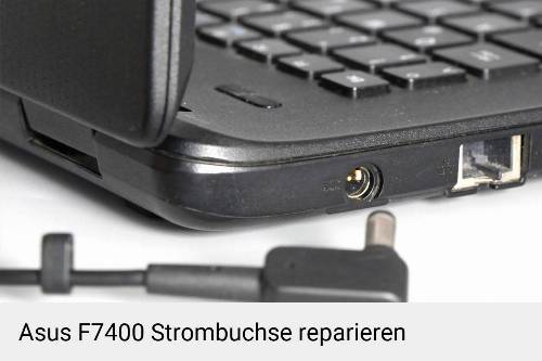 Netzteilbuchse Asus F7400 Notebook-Reparatur