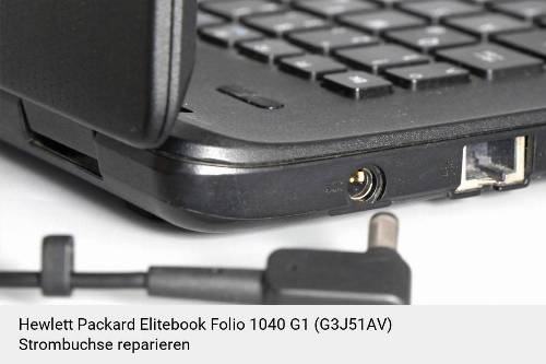 Netzteilbuchse Hewlett Packard Elitebook Folio 1040 G1 (G3J51AV) Notebook-Reparatur