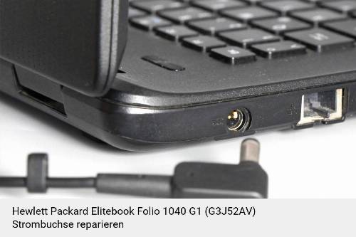 Netzteilbuchse Hewlett Packard Elitebook Folio 1040 G1 (G3J52AV) Notebook-Reparatur